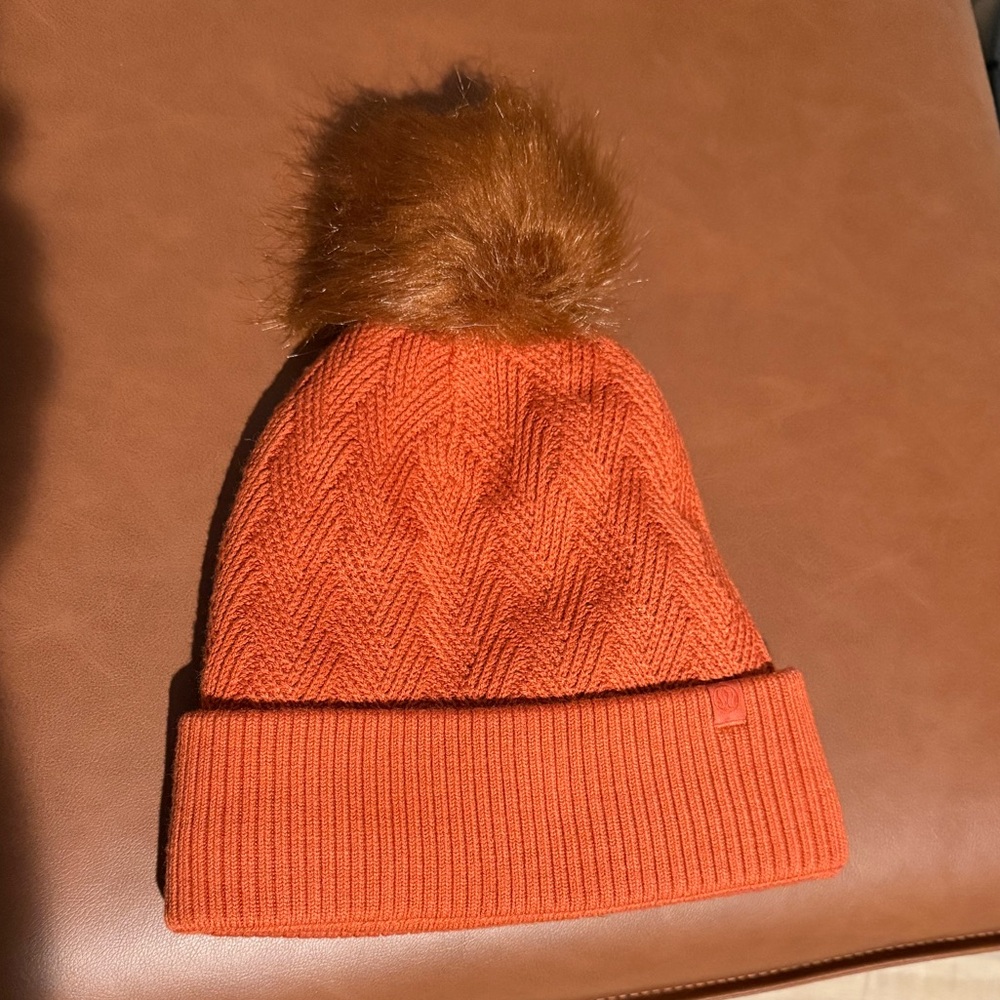 Lululemon Fur Lined One Size Beanie